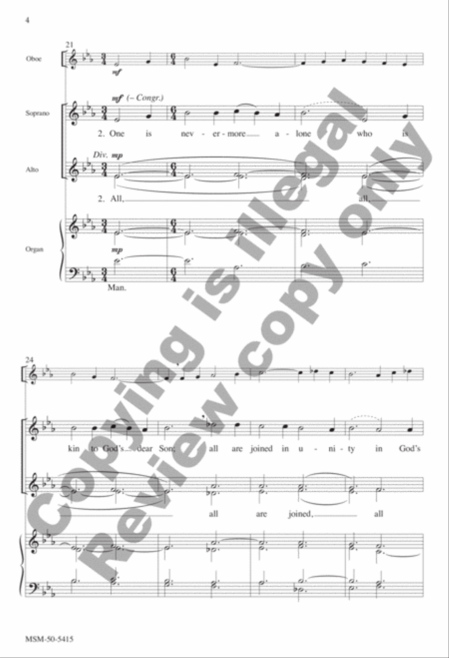 Holy Spirit, Gift of God Holy Spirit, Gift of God Divisi scores gallery preview page 4