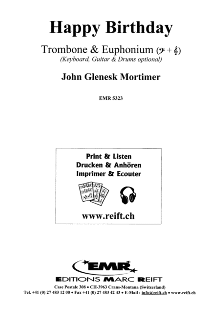Happy Birthday Brass Ensemble scores gallery preview page 2