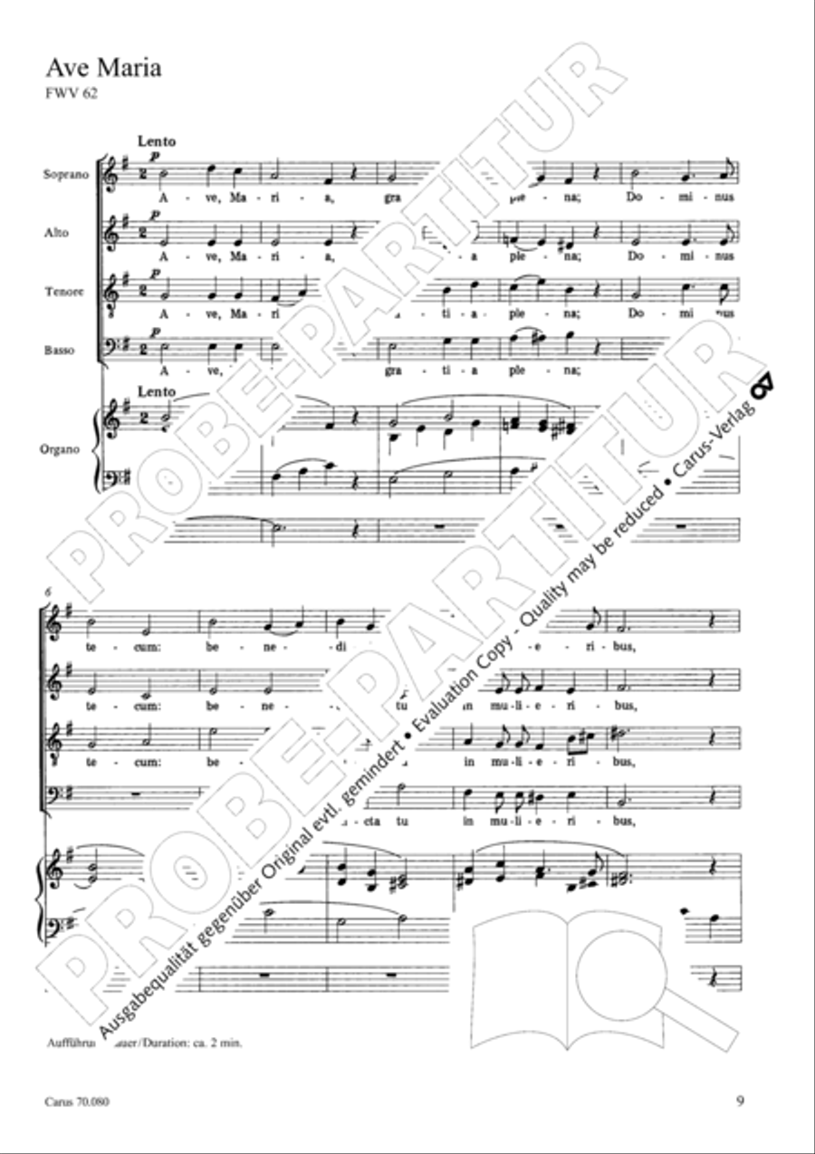 Five Short Sacred Compositions (Funf kleinere Kirchenwerke) Score scores gallery preview page 23