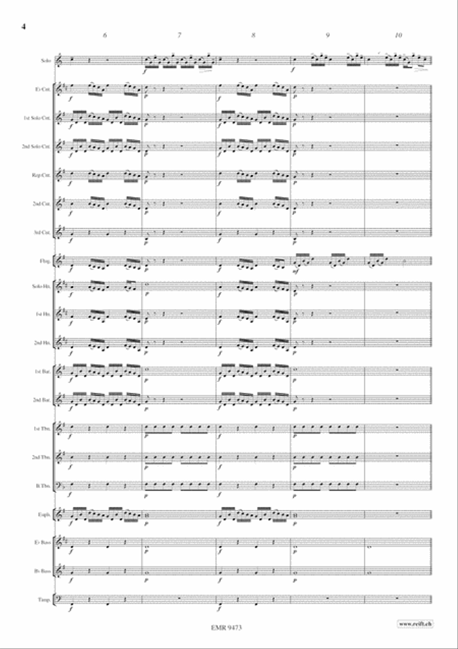 Sinfonia Pastorella Brass Band scores gallery preview page 5