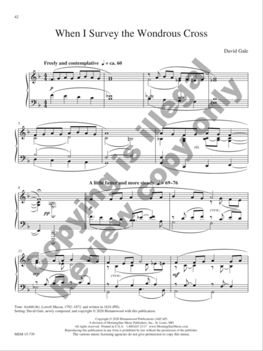 Morning Has Broken Piano Solo scores gallery preview page 13