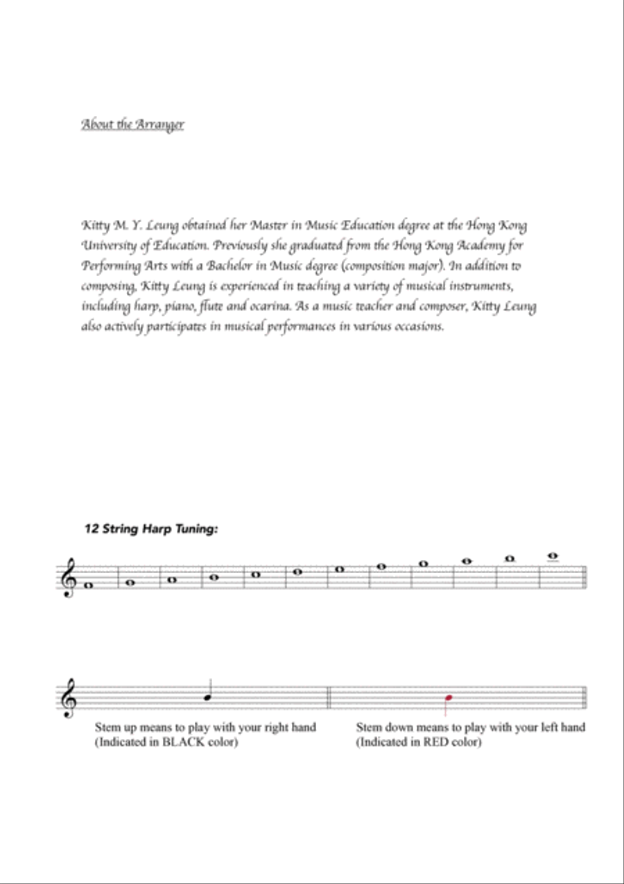 Over The Rainbow Over The Rainbow Harp scores gallery preview page 2