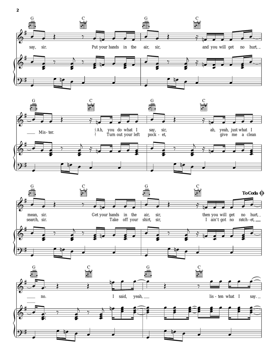 5446, That's My Number Guitar scores gallery preview page 2