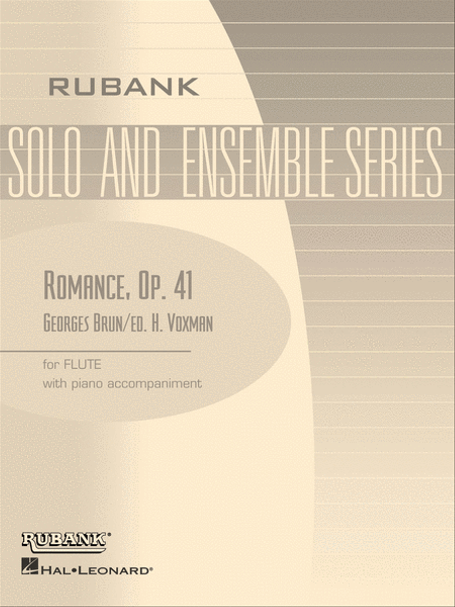Flute Solos With Piano - Romance (Op. 41)