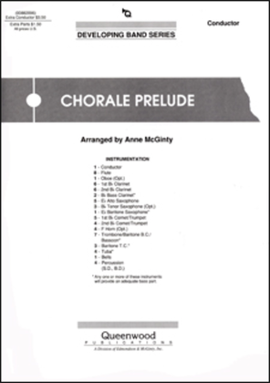 Book cover for Chorale Prelude - Score