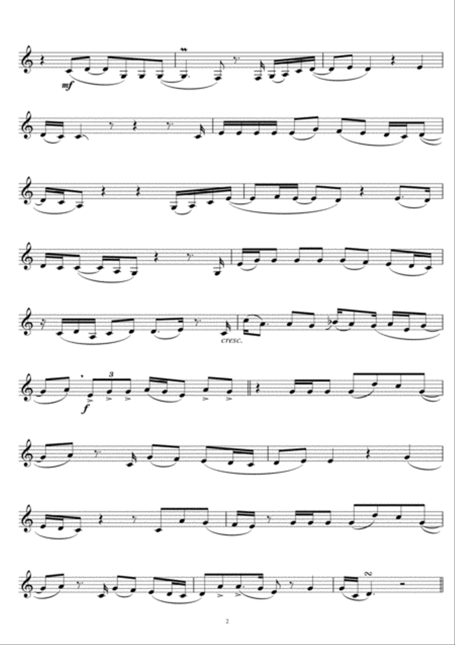 If You Come Back Clarinet Solo scores gallery preview page 2