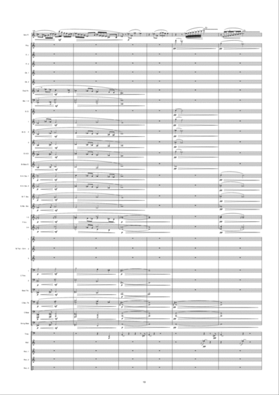 Night In Venice Concert Band scores gallery preview page 20