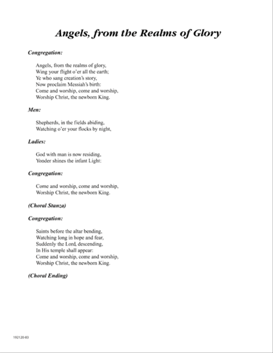 Let the People Sing at Christmas 4-Part scores gallery preview page 87