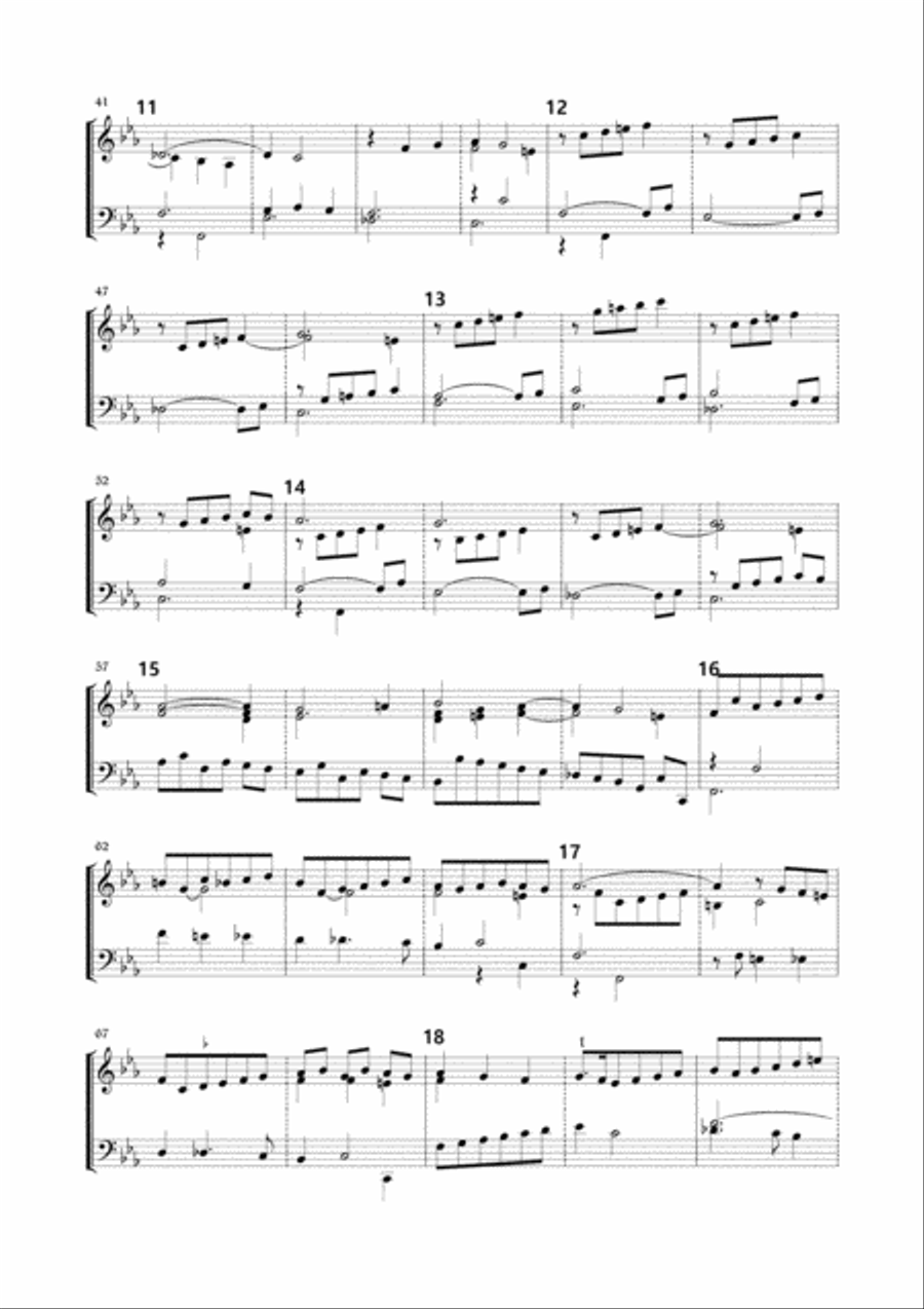 PASSACAGLIA - B. Storace - For organ 2 staff