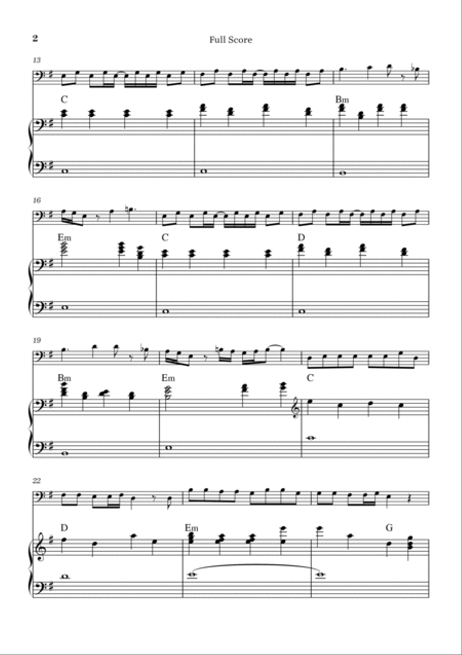 Peaches Bassoon scores gallery preview page 2
