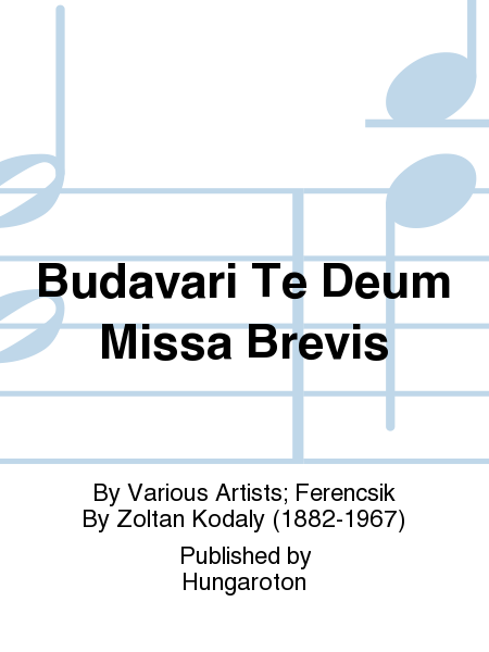 Budavari Te Deum Missa Brevis image number null
