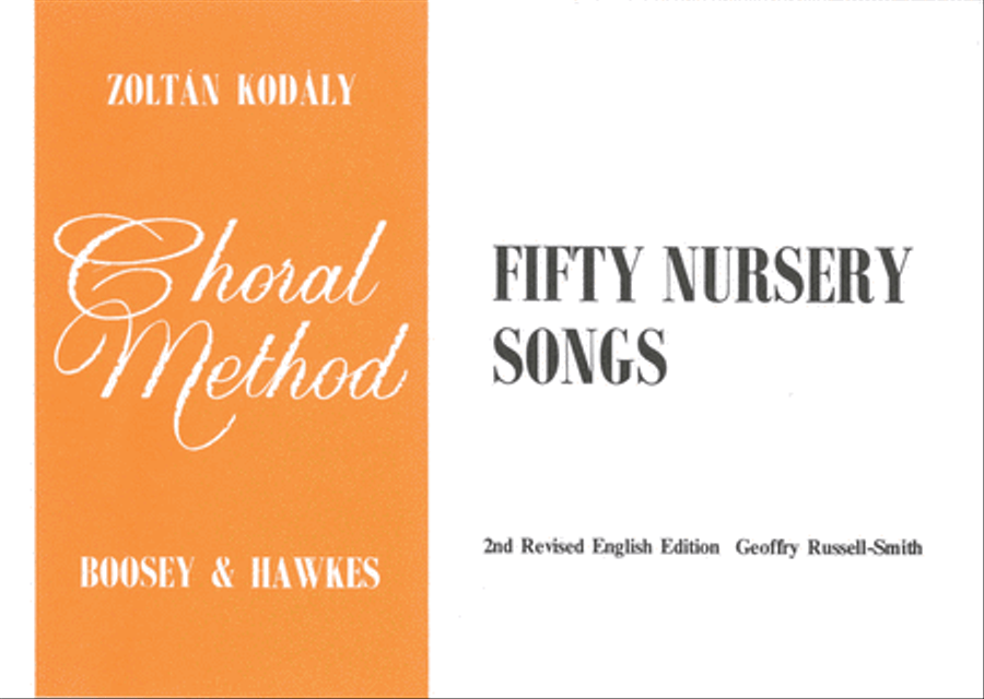 50 Nursery Songs Voice scores gallery preview page 1