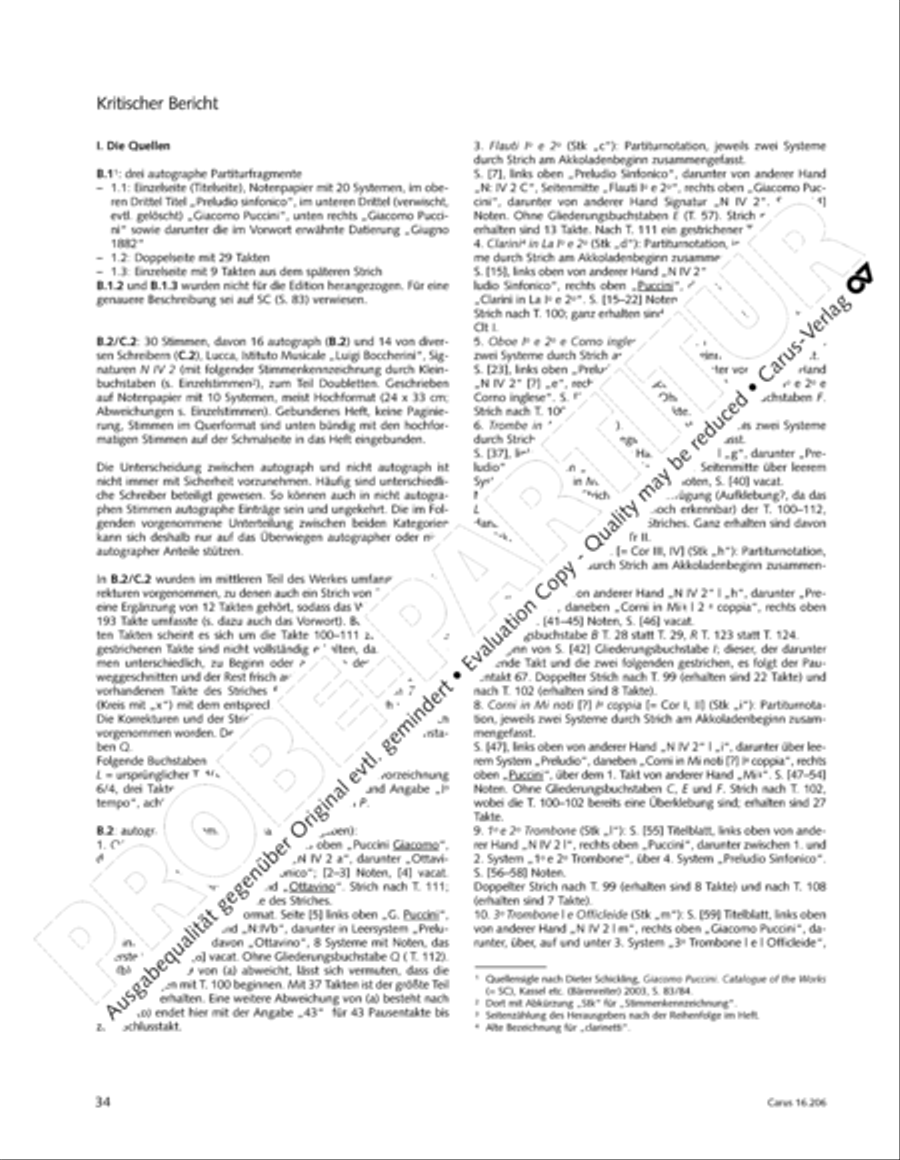 Preludio sinfonico Orchestra scores gallery preview page 35