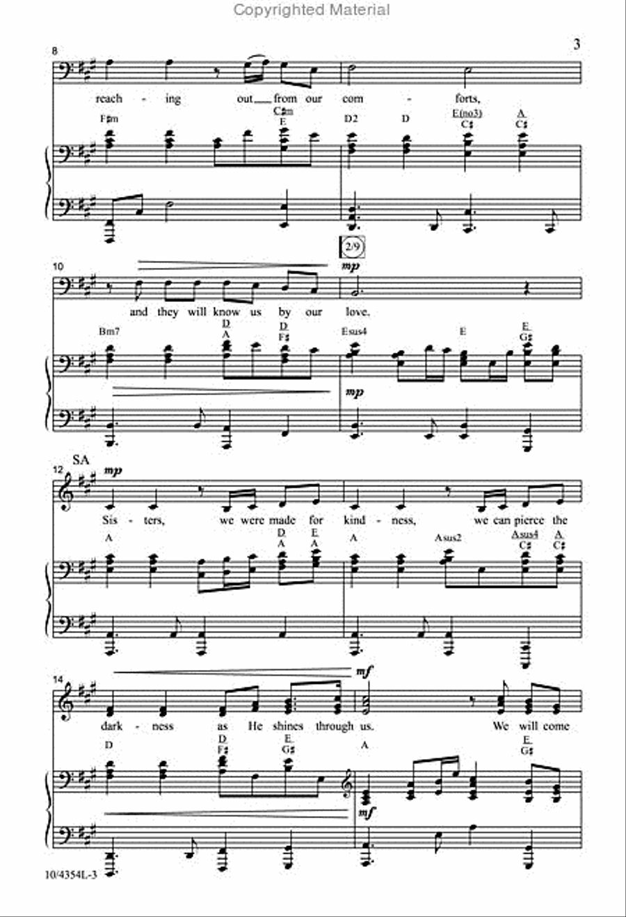By Our Love By Our Love 4-Part scores gallery preview page 3