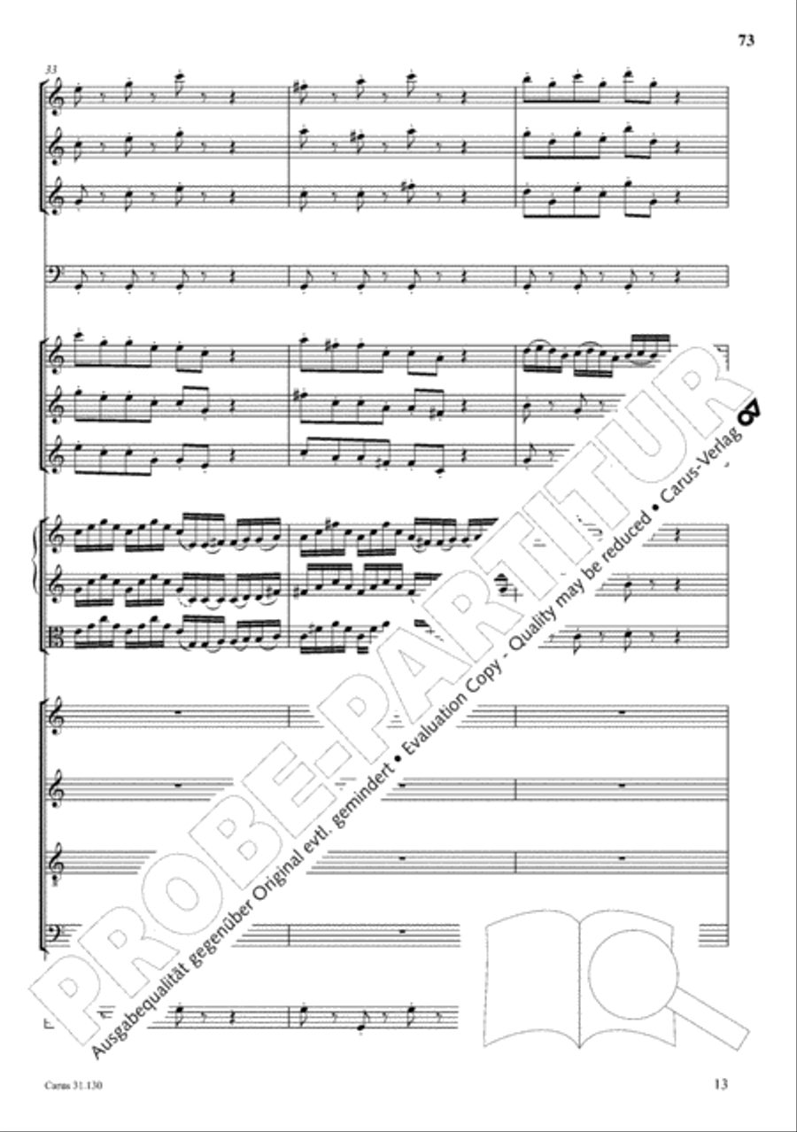 The Complete Sacred Vocal Works (Das geistliche Vokalwerk) Voice scores gallery preview page 74