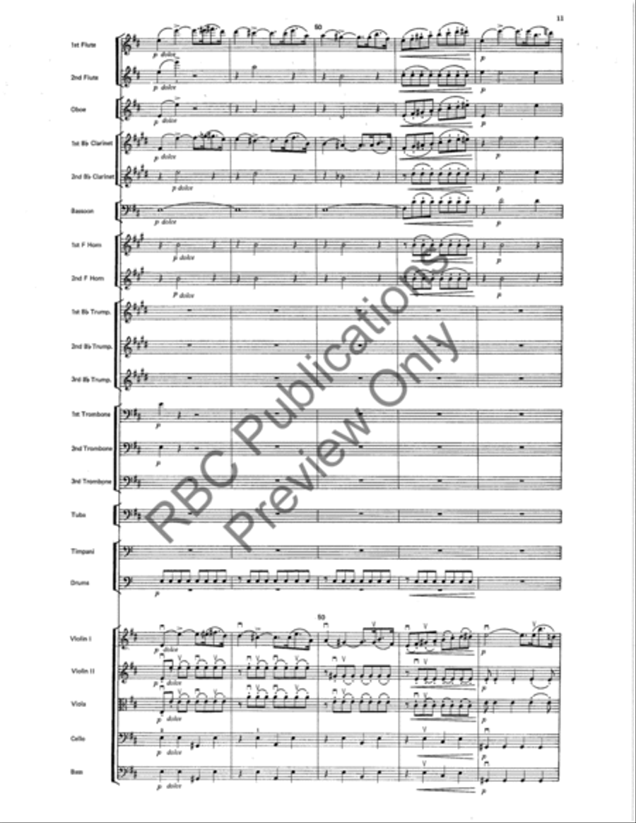 Symphony #4 Finale Full Orchestra scores gallery preview page 14