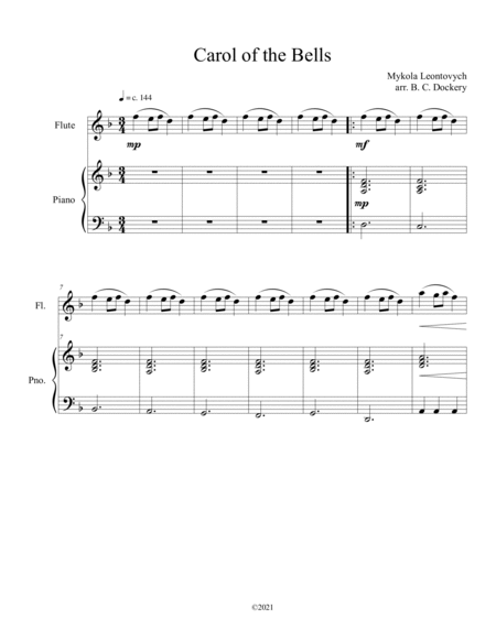 10 Christmas Solos for Flute with Piano Accompaniment (Vol. 3) image number null