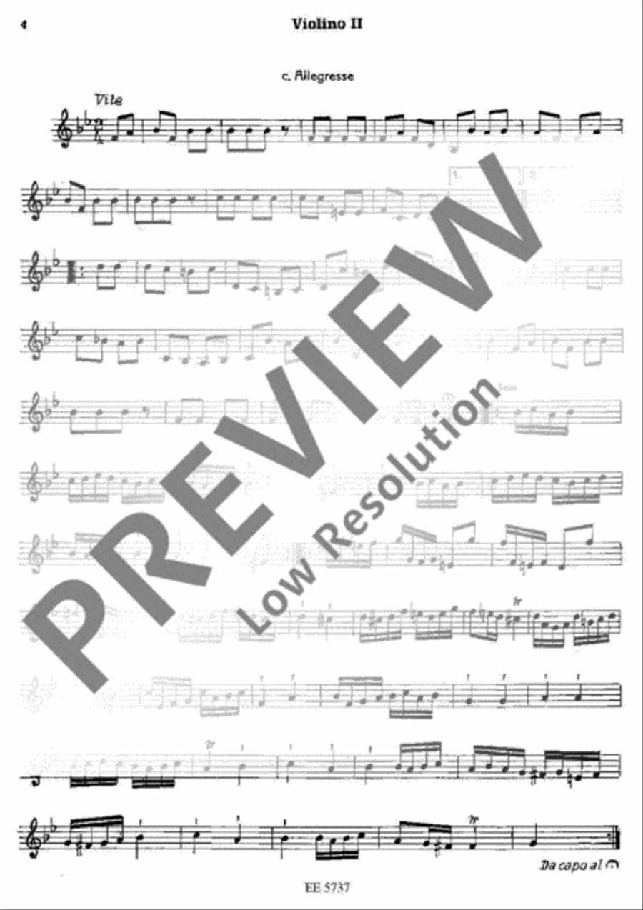 Musique de table Musique de table Violin scores gallery preview page 5