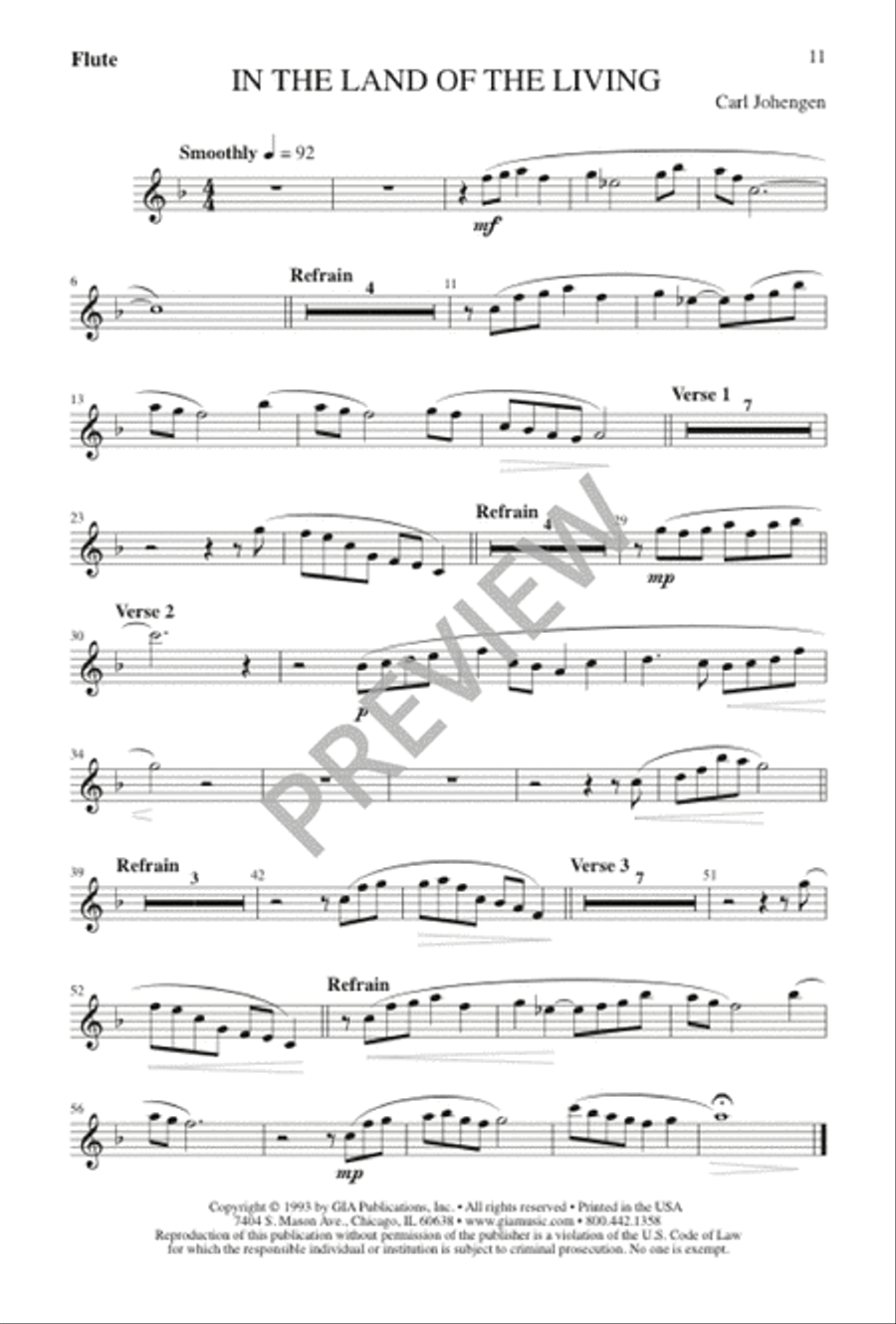 In the Land of the Living 2-Part scores gallery preview page 12