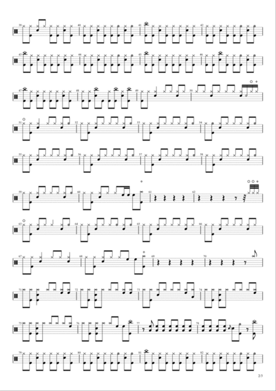 Roxanne Drum Set scores gallery preview page 2