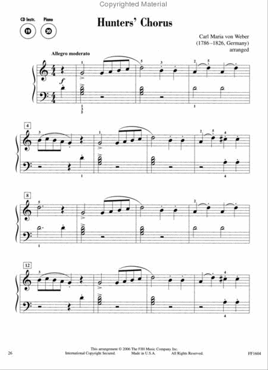 Level 2A - Gold Star Performance with Online Audio Piano Method scores gallery preview page 3