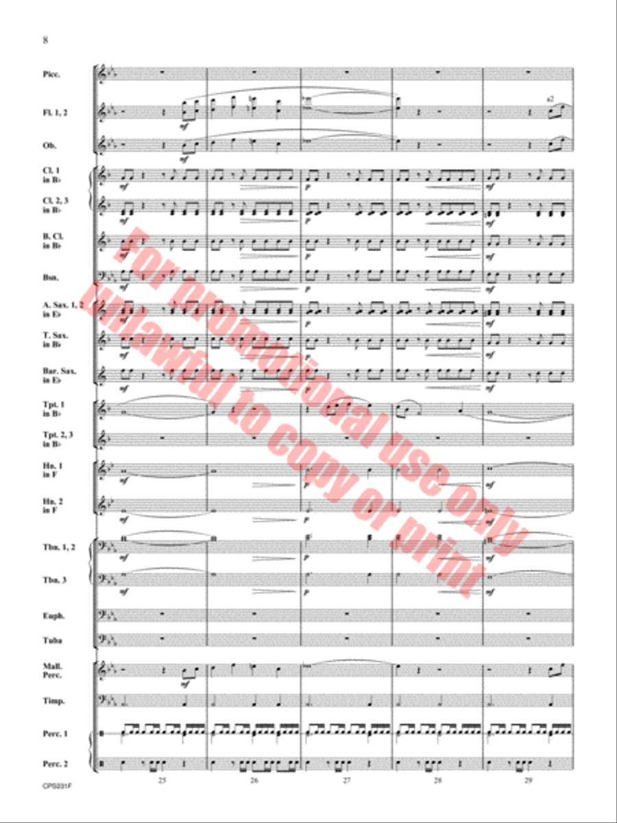 Better Angels Concert Band scores gallery preview page 9