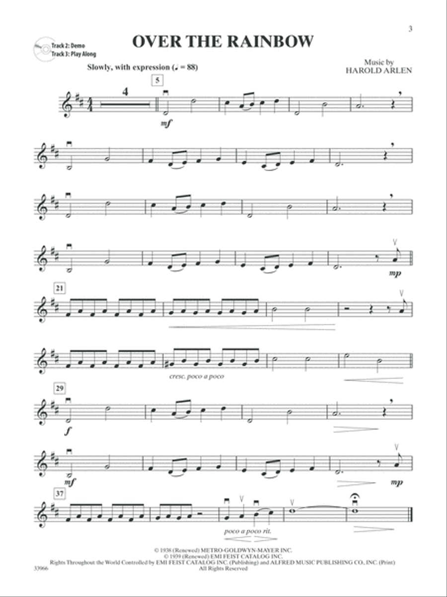 The Wizard of Oz Instrumental Solos for Strings String Orchestra scores gallery preview page 3