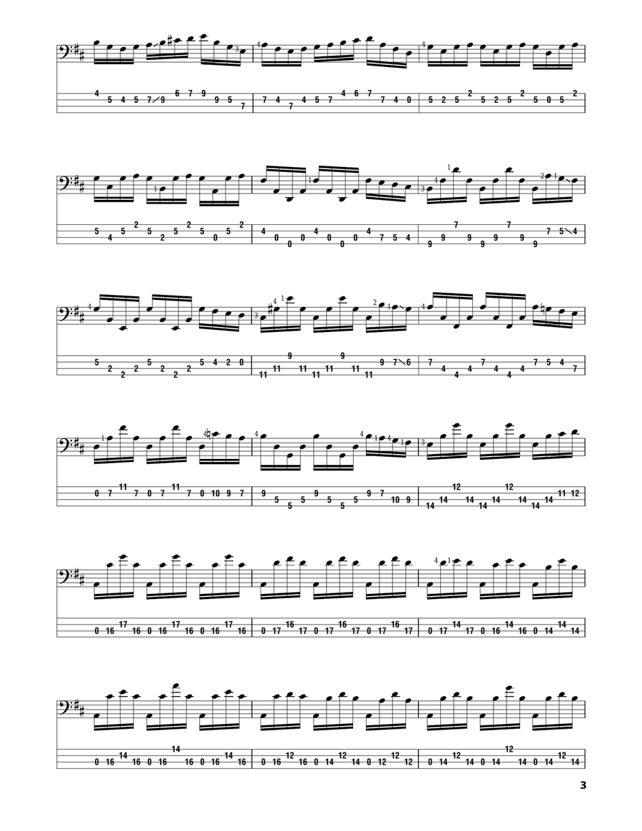 Cello Suite No. 3 In C Major, BWV 1009 Cello scores gallery preview page 3