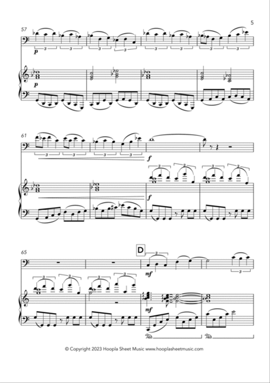 High Flight Piano scores gallery preview page 5