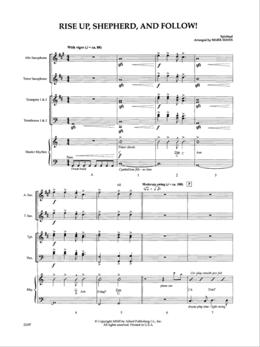 <br>Sheet music extract