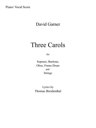 Three Carols Piano Reduction