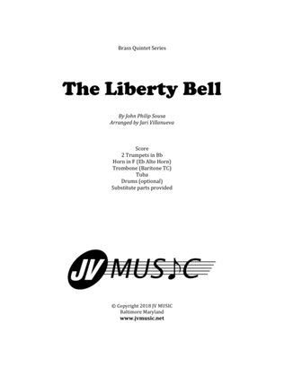 Book cover for The Liberty Bell-March for Brass Quintet