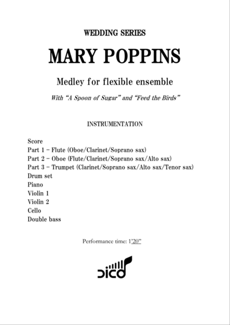 A Spoonful Of Sugar Clarinet scores gallery preview page 3