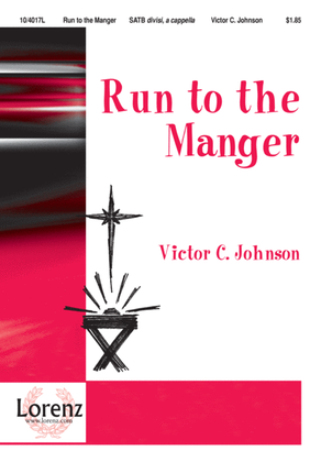 Book cover for Run to the Manger