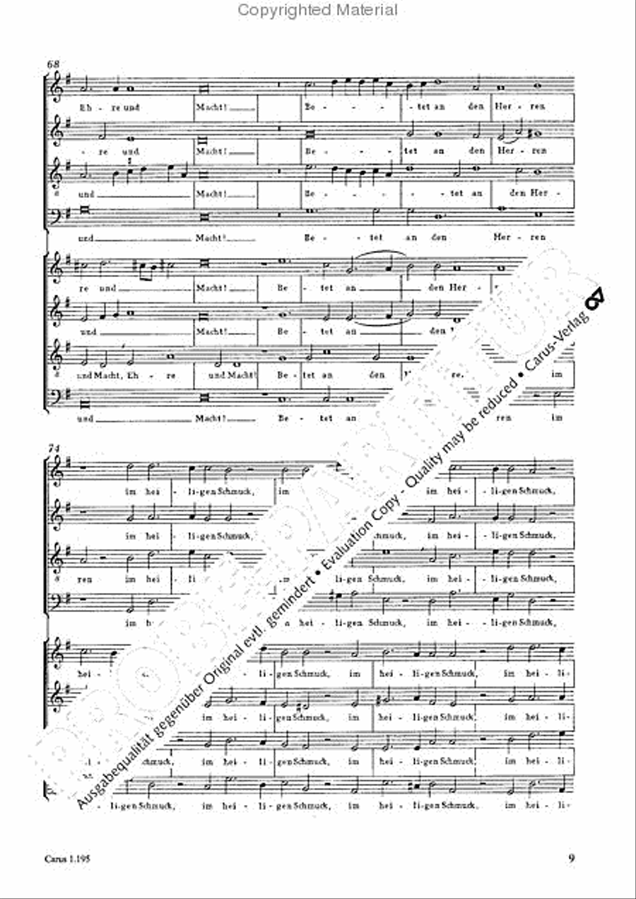 Psalm 96 4-Part scores gallery preview page 10