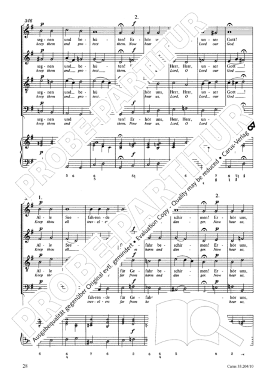 Lord of all, be merciful (Die alte Litanei 1) 4-Part scores gallery preview page 29