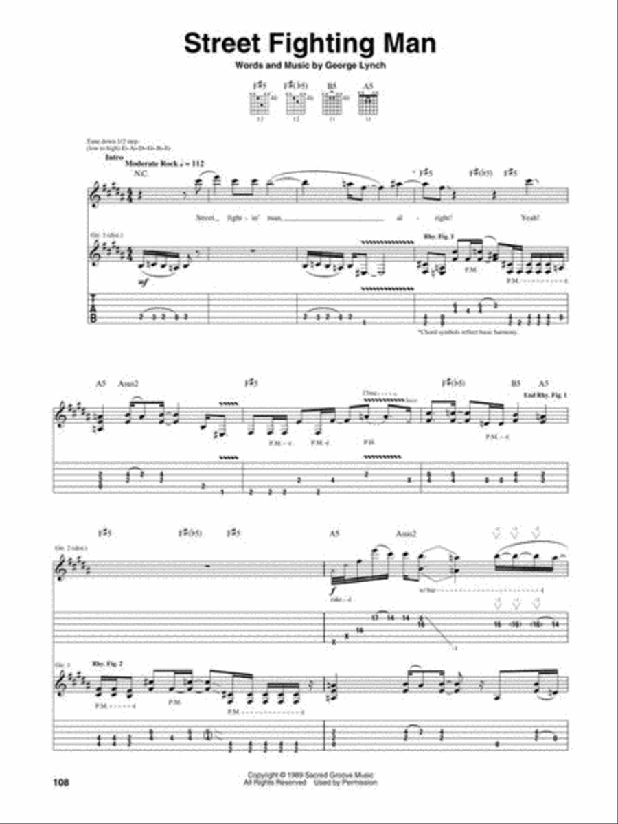 Best of George Lynch Best of George Lynch Electric Guitar scores gallery preview page 5