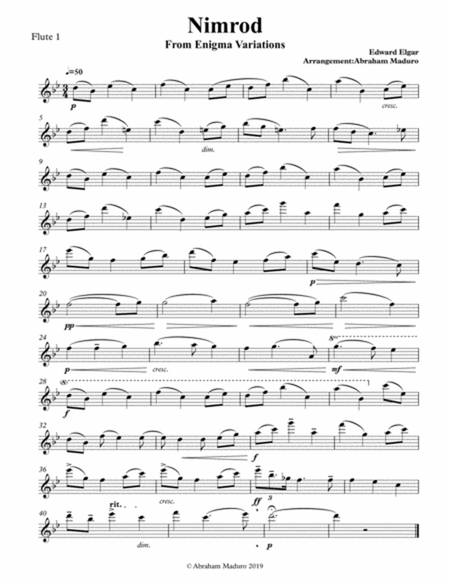 Nimrod Flute Duet-Three Tonalities Included image number null
