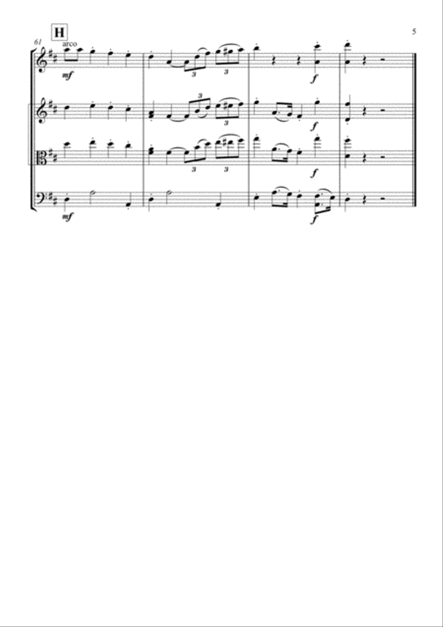 Let It Snow! Let It Snow! Let It Snow! String Trio scores gallery preview page 5