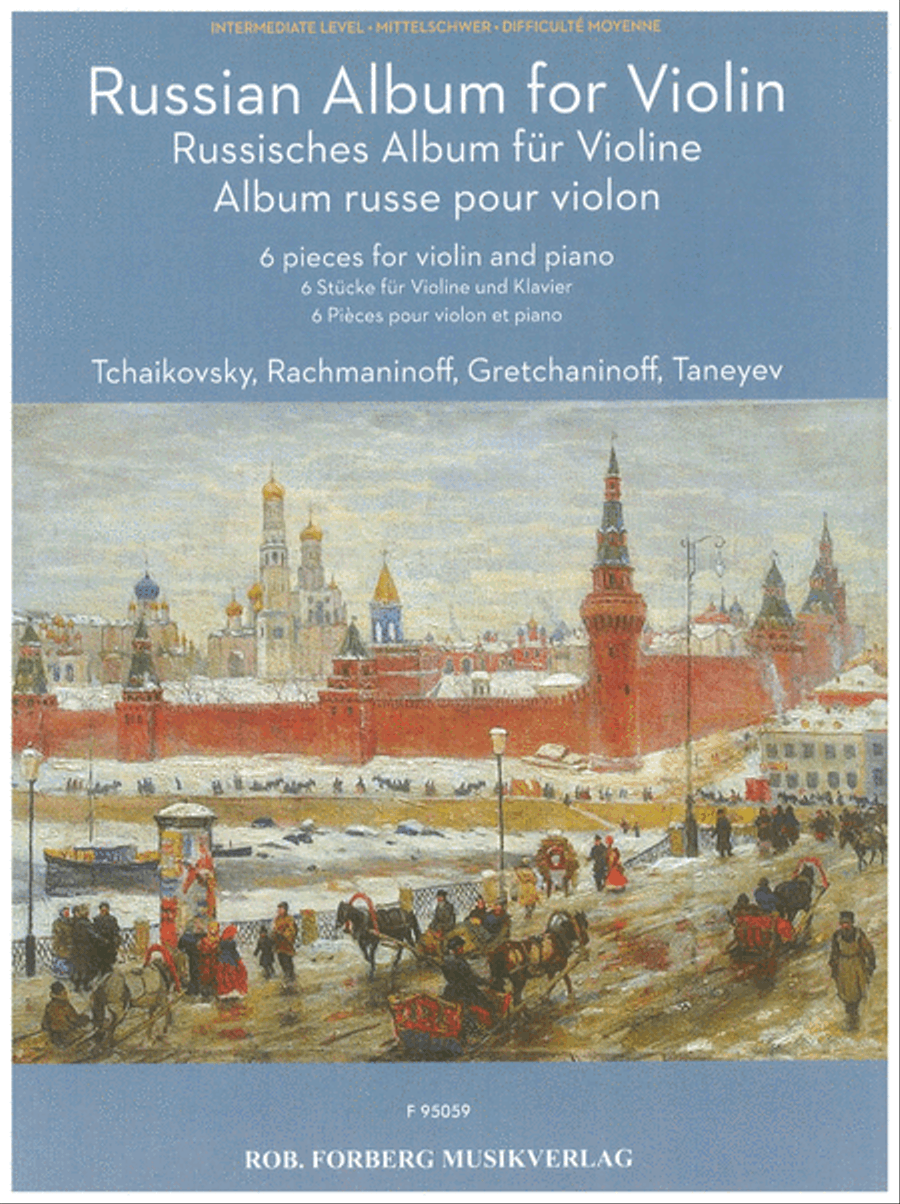 Russian Album for Violin Russian Album for Violin Violin Solo scores gallery preview page 1