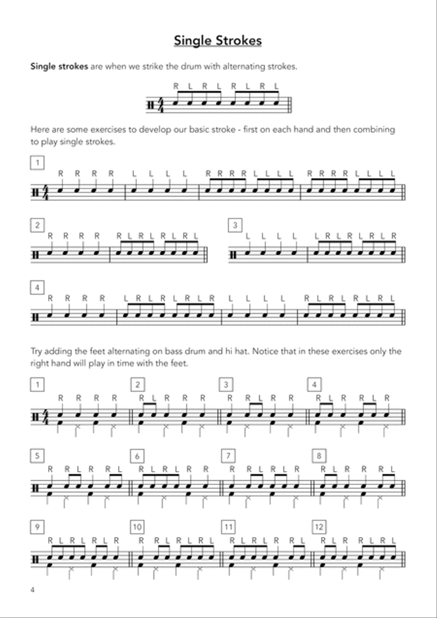 Rudimental Rundown Drum Set scores gallery preview page 6