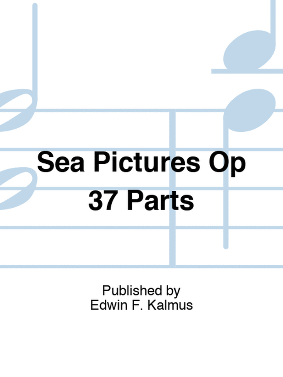 Sea Pictures Op 37 Parts