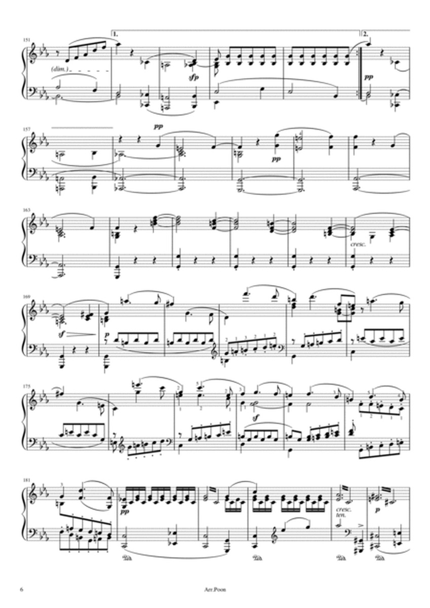 Beethoven/Liszt- Symphony No. 3, Op. 55 "Eroica" - For Piano Solo Original With Fingered Complete image number null