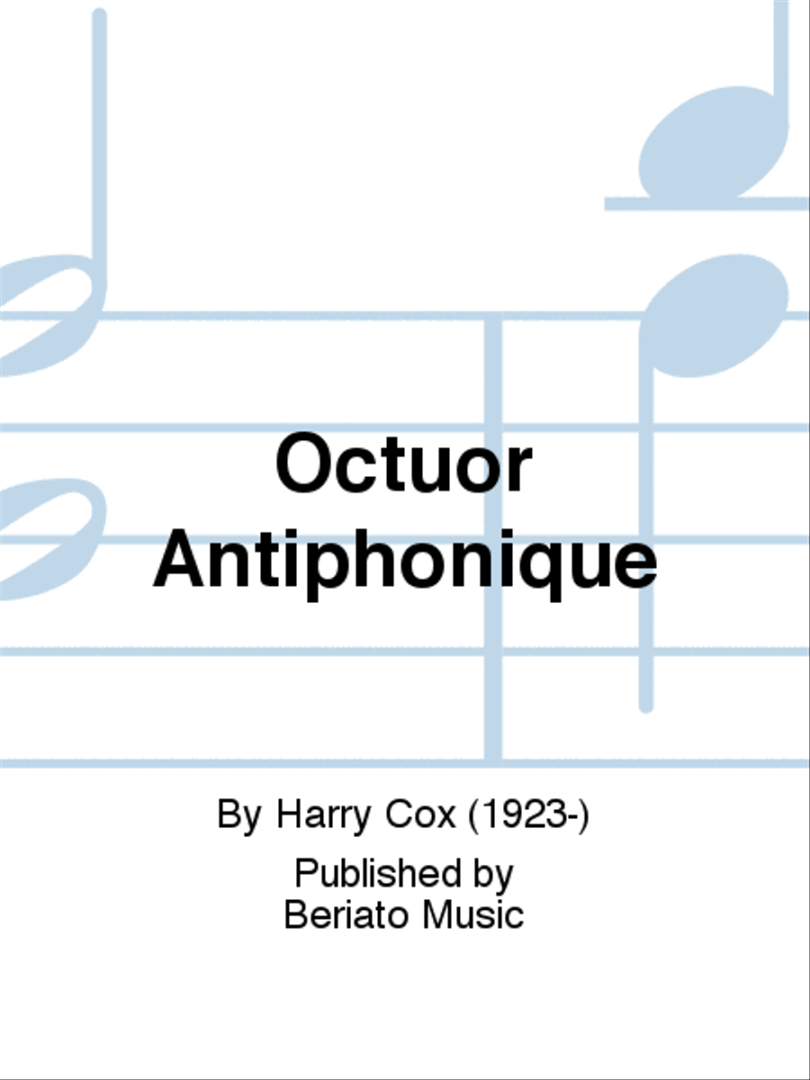 Octuor Antiphonique Brass Ensemble scores gallery preview page 1