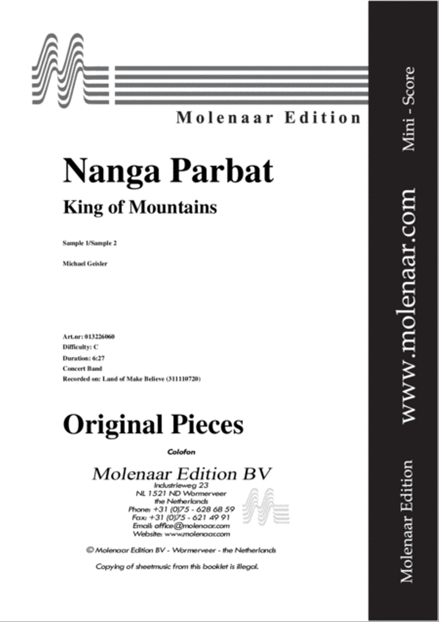 Nanga Parbat Concert Band scores gallery preview page 2