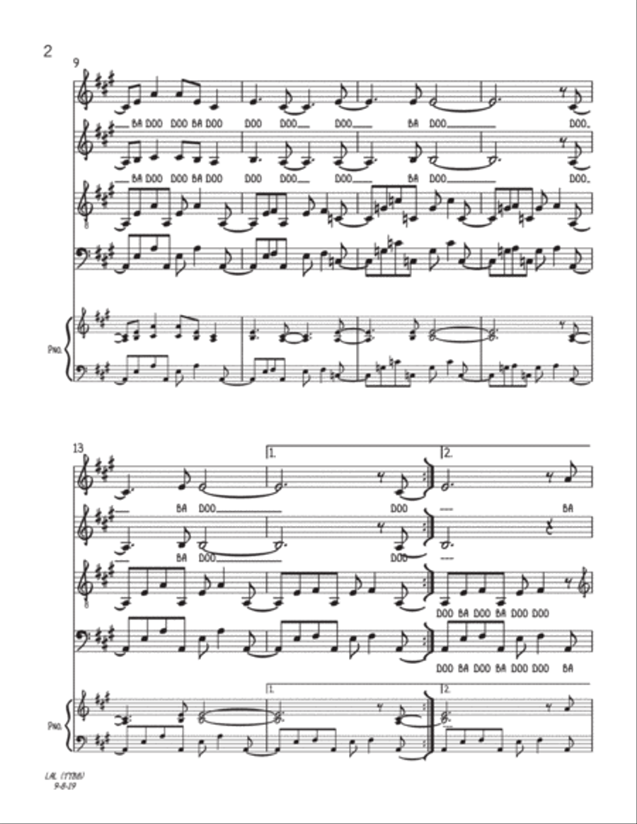 Linus And Lucy TTBB scores gallery preview page 3
