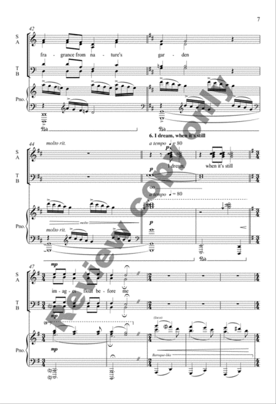 Nightscapes Divisi scores gallery preview page 14