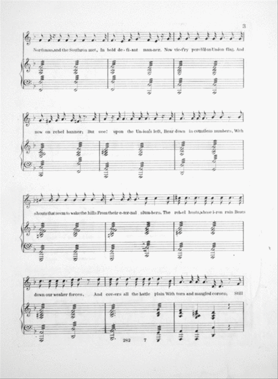 Who'll Save the Left. A Battle Scene Voice scores gallery preview page 3