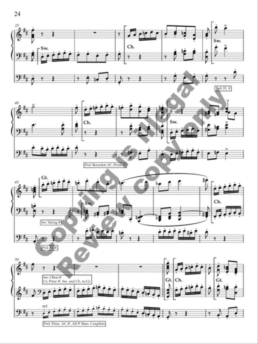 Ancient Airs and Dances, Suite No. 1 Organ Solo scores gallery preview page 45