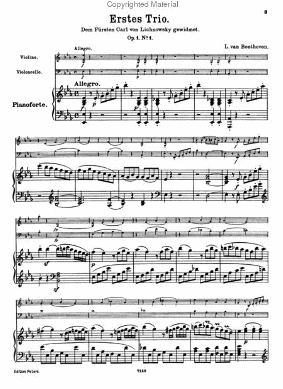 Trios - Volume I Trios - Volume I Piano Trio scores gallery preview page 3